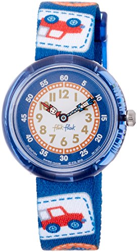 Preisvergleich Produktbild FlikFlak Jungen Analog Quarz Uhr mit Stoff Armband FBNP094