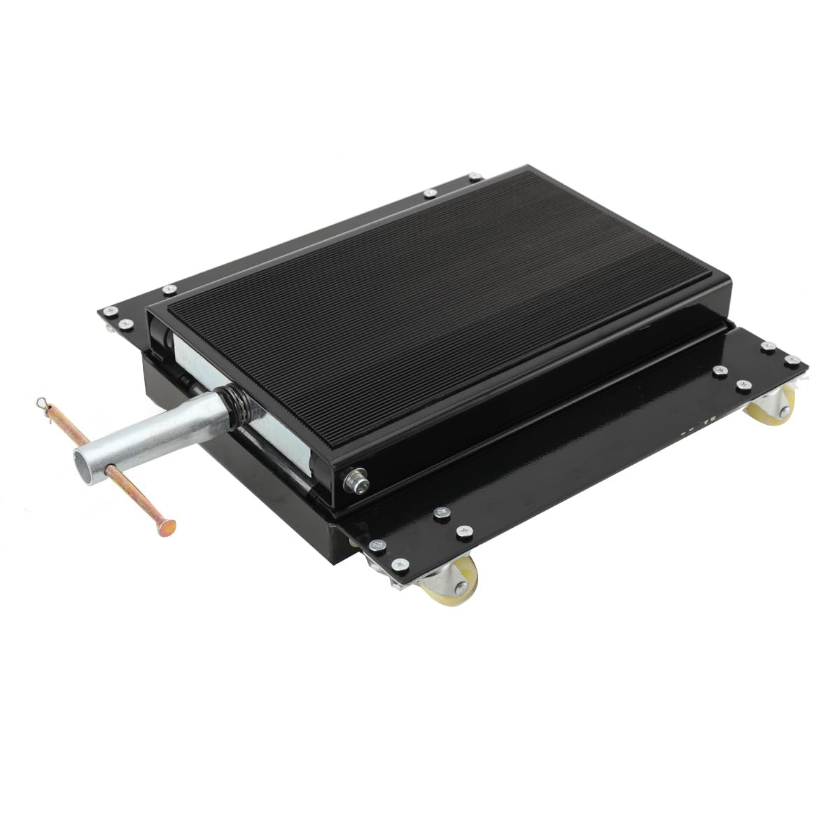 Ponte Sollevatore Moto 0,5T Altezza Regolabile 120-390mm Pieghevole con Ruote