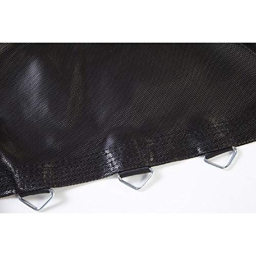 JumpKing Surface for 38"" x 66"" Oval Trampoline with 36 V-Rings for 3.5"" Springs, Black