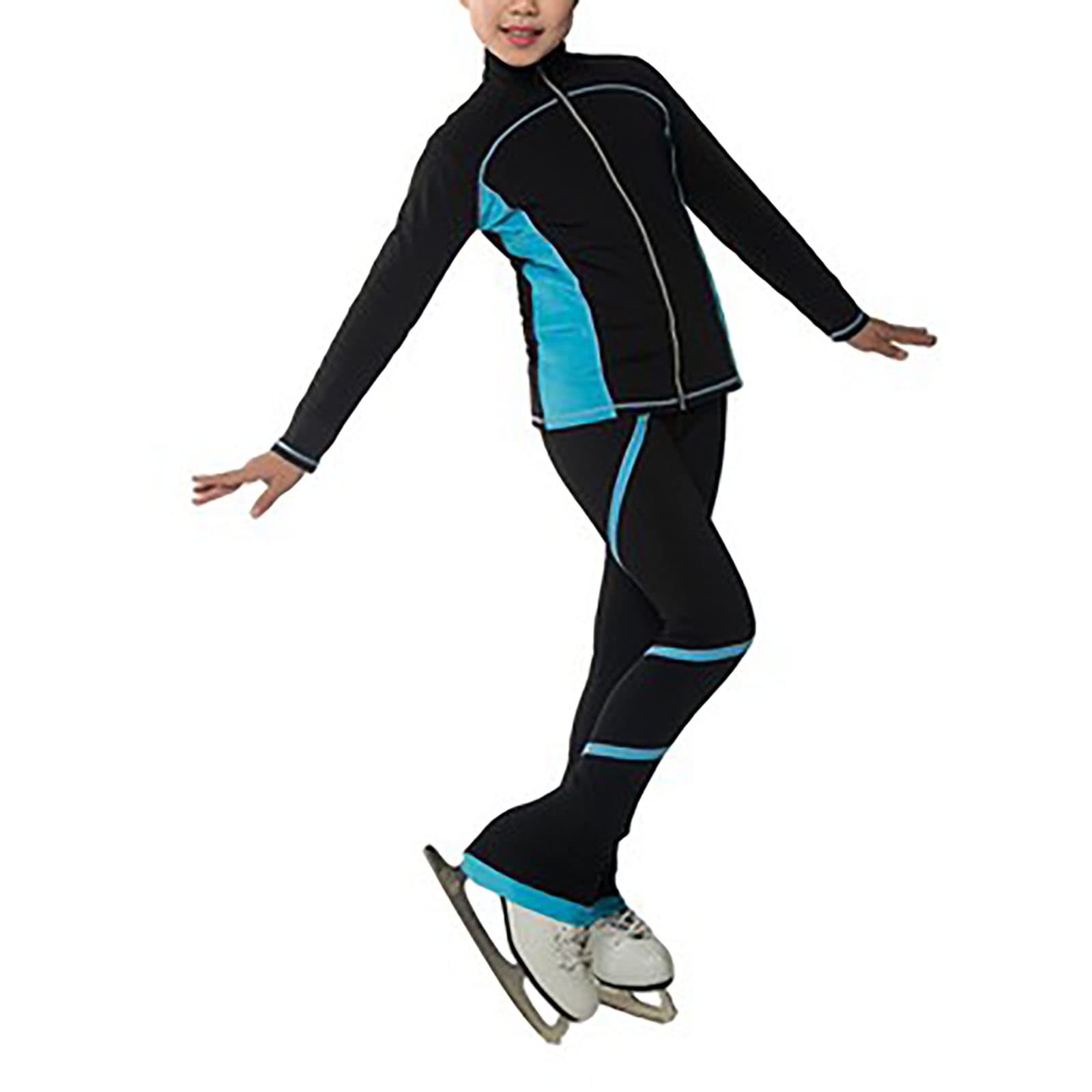 Pantaloni Da Pattinaggio Ragazze - Leggings Termici Per Ghiaccio E Allenamento - Foto 6