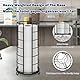 NearMoon Toilettenpapier-Organizer, freistehend, 3 Rollen, Taschentuchaufbewahrung, Metall, Badezimmer-Zubehör, rostfreier Toilettenpapierhalter für Badezimmer/Küche, Arbeitsplatte, Schrankregal,
