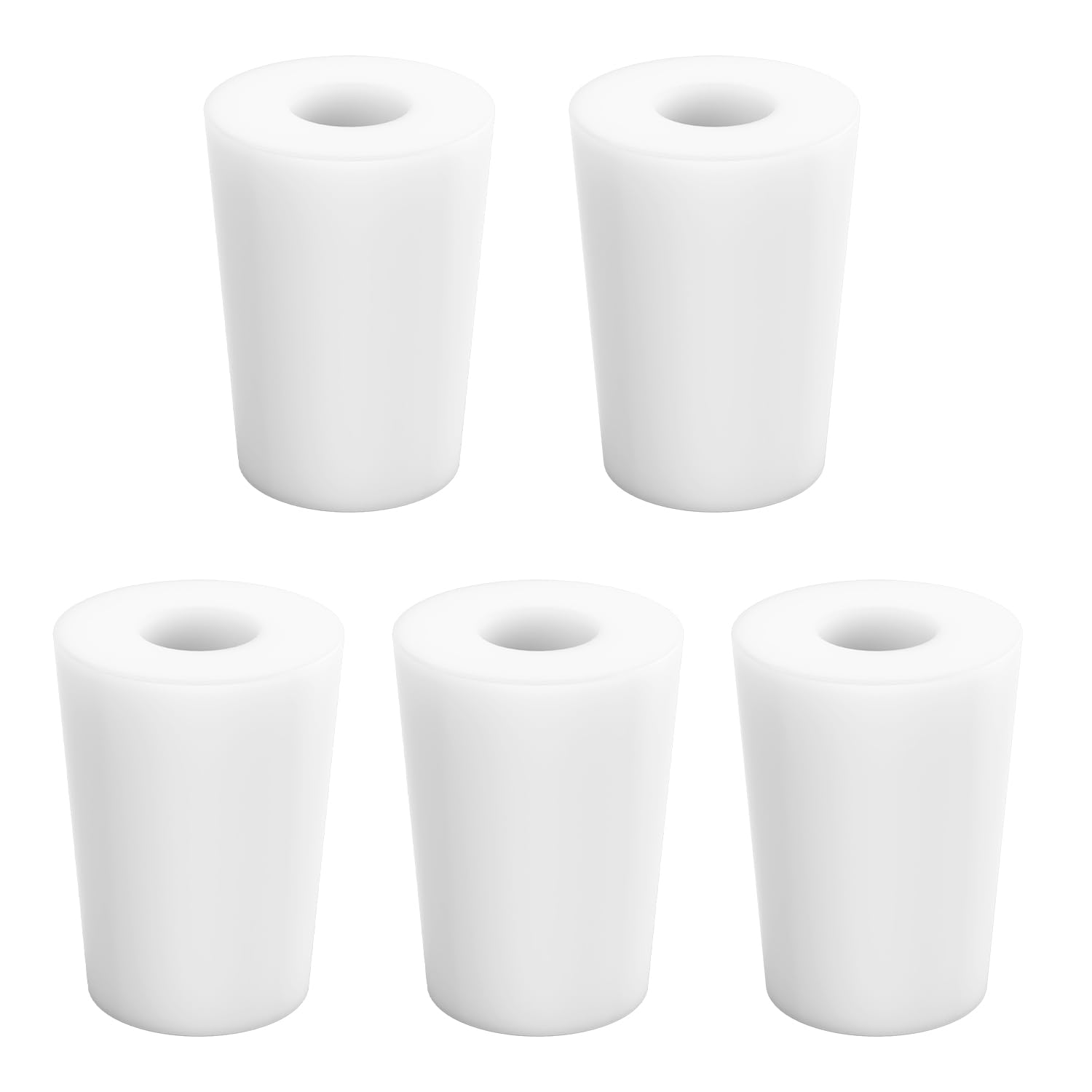 stonylab Silicone Stoppers, 5-Pack Standard 8# Natural Silicone Stoppers with 8 mm Aperture Single-Hole — Amazon image 16