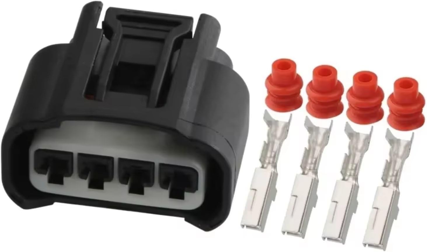 Ignition Coil Plug Compatible With Toyota 90980-11885 4 Pin Ignition Coil Waterproof Electrical Wiring Connector Female Plug