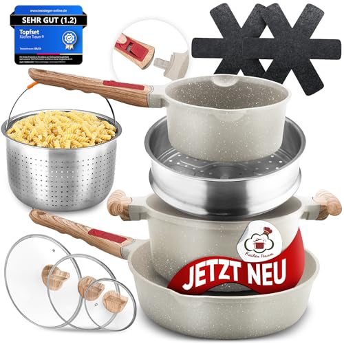 Küchen Traum KT0001 Premium Topfset 10-teilig