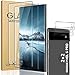 Produktbild [2+2 Pack] Schutzfolie Kompatibel für Google Pixel 6 Pro 5G, Fingerabdrucksensor Kompatible, +Linse Schutzfolie, 3D Full Screen Panzerglasfolie, 9H Härte, Displayschutzfolie für Google Pixel 6 Pro