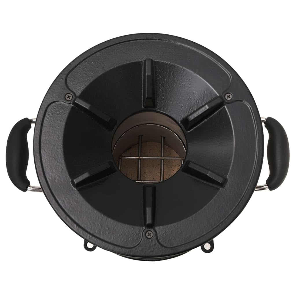 Casa & Giardino,Mobili-Campeggio Stufa A Legna Argento 45.5x33x25.5cm Acciaio Inox