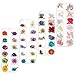 Produktbild redcherry 144 Stücke Nagel Getrocknete Blume, 4 Box Getrocknete Blume Nail Art 3D Nägel Kunst Nail Trocken Blumen Blumen Nagelkunst Aufkleber für Nagel Dekor Maniküre DIY Design