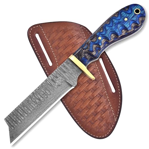 BNAZIND Handmade Damascus Bull Cutter