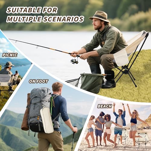 Chaise camping pliante et ultra légère modèle B pour plage - 5