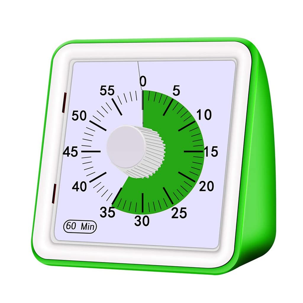 FDEFIRTFG Timer, 60 Minutes Silent Kitchen Timer Countdown Cooking Management Tool Adult Adjustable(3 pack)