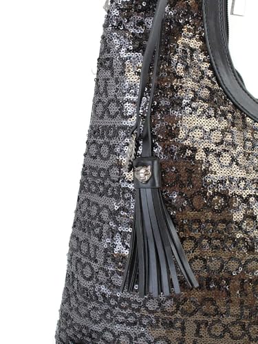 Sac à épaule Roccobarocco fini le désordre avec ce modèle noir