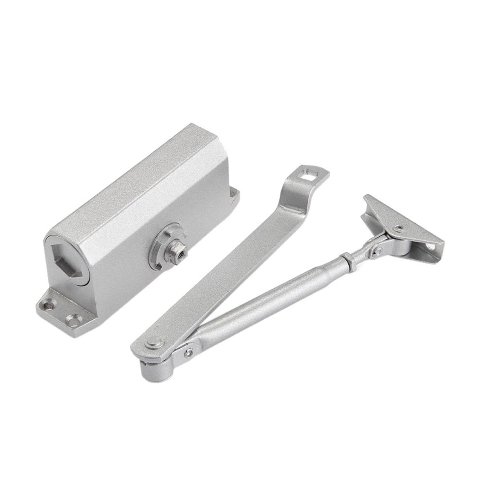 Chiudiporta Automatici, chiudiporta 25-35KG velocità di Chiusura/aggancio Regolabile in Alluminio Chiudiporta Automatici Sistema di Sicurezza apriporta