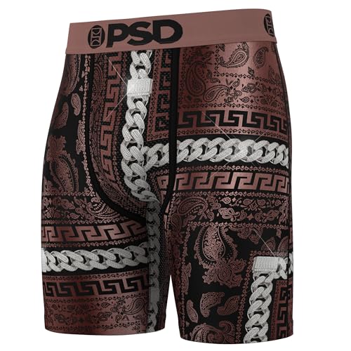 PSD Men's Luster Lux Boxer Brief 3-Pack, Multi, S3
