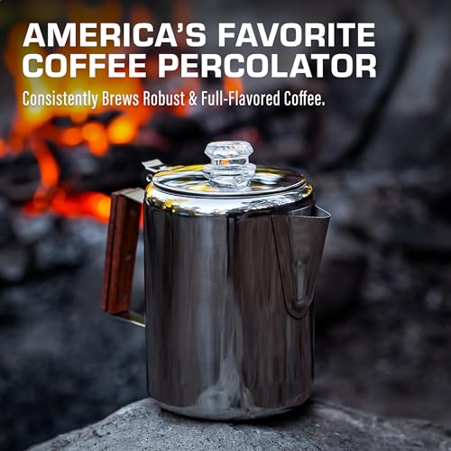 Miniatura 6 de Coletti Cafetera Bozeman, Cafetera Con Percoladora, Cafetera Con Percoladora Para Estufa, Cafeteras Para Acampar, Cafetera Con Percoladora Para Estufa, Cafetera Para Campamento