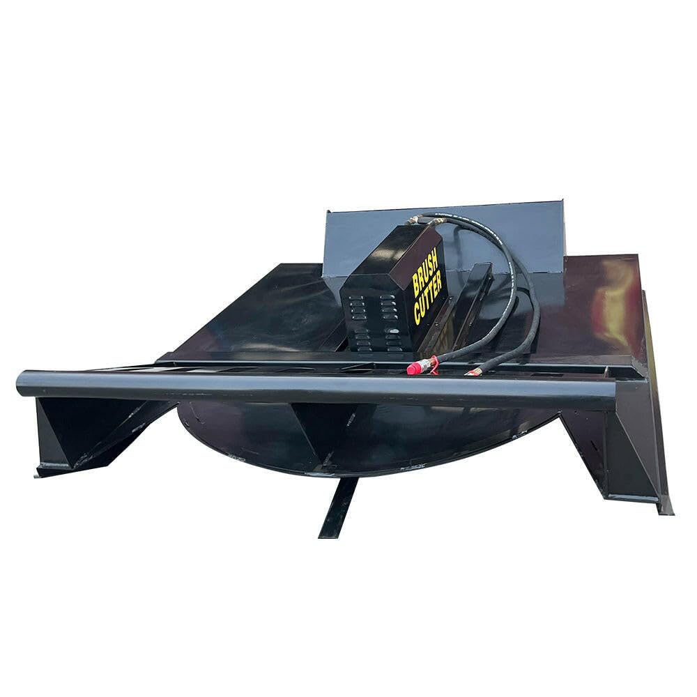 2 Pack Agrotk Skid Steer Brush Cutter Blades - High-Quality 60Si2Mn Steel, 13.8” Diameter, 0.3” Thick - Fits Various Models