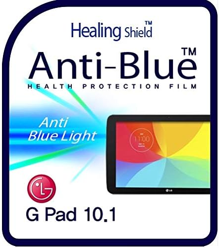 Healingshield Screen Protector Eye Protection Anti UV Blue Ray Film Compatible for LG Tablet G pad 10.1 [Front 1pc]