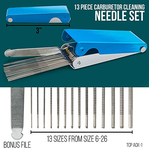 image for TCP Global Carburetor, Airbrush, Spray Gun 25 Piece Needle and Brush C