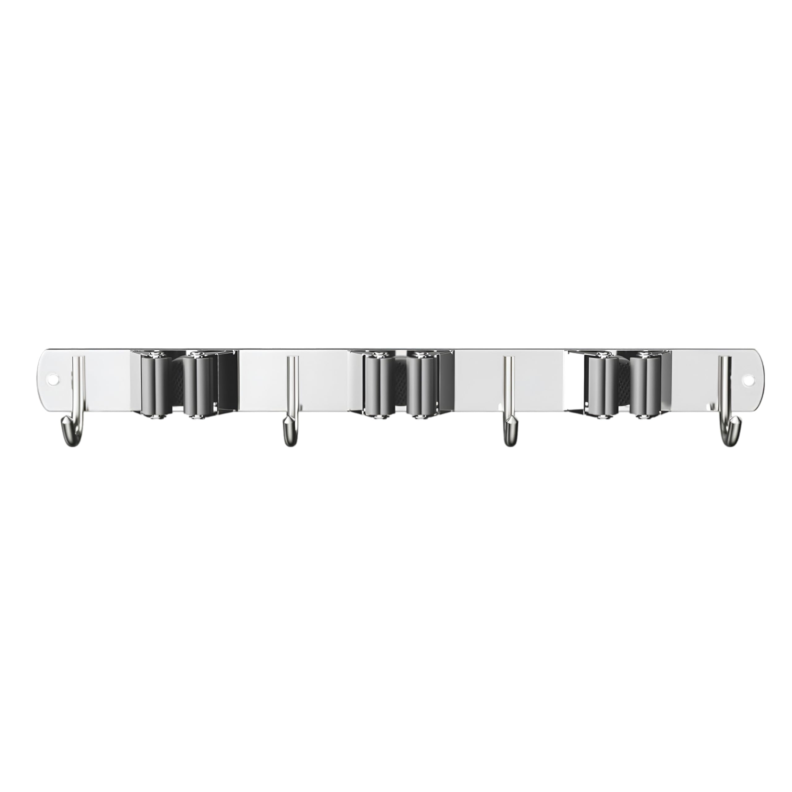 See full amazon price history chart for MAKMOR Wall Mounted Stainless Steel Storage Organizer | 38x3x4.5 cm 3 Rack with 4 Hook Holding up to 20 kg | Broom and Mop Stick Holder | Hanging Shelves Tools (Silver) MAKMOR Wall Mounted Stainless Steel Storage Organizer | 38x3x4.5 cm 3 Rack with 4 Hook Holding up to 20 kg | Broom and Mop Stick Holder | Hanging Shelves Tools (Silver) (B0DH2LT9NK) Amazon Price History, Amazon Price Tracker