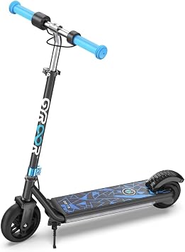 Gyroor Kids Electric Scooter 150W Motor LED Display H30Max | 150W Powerful Motor, Dual Brake System, Adjustable Height, Bluetooth Speaker, UL2272 Certified
