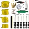 AUTOKAY 23 Pcs Carburetor Adjustment Tool Screwdriver Kit for Common 2 Cycle Small Engine Carb Tune up Adjusting Tool with Spark Plug Engine Ignition Tester Tool, 57-21-1 Carburetor Leak Detector