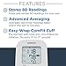 OMRON Silver Upper Arm Blood Pressure Monitor with Large Display, Clinically Validated, Medical Grade, FDA Cleared, FSA/HSA Eligible, Uses OMRON Connect App for Unlimited Free Measurements
