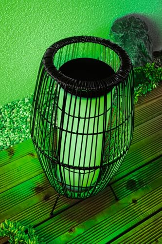 Miniatura 11 de Paulmann 94754 Objeto Luminoso Led Plug Shine Basket Smart Home Zigbee Ip65 3, 2w 180lm Regulable 400mm Negro Metal Plástico Rgbw, 3.2 W