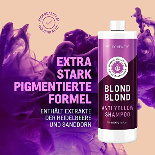 Silbershampoo WoldoHealth gegen Gelbstich für blondes Haar