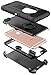 E LV iPhone 6S Case iPhone 6S Holster Defender Case Armor Holster Defender Case Cover with Kickstand and Belt Swivel Clip for iPhone 6S iPhone 6 (Black Circle)