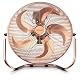 Bodenventilator Brandson Retro Stil 120 Watt mit 42 cm Rotor