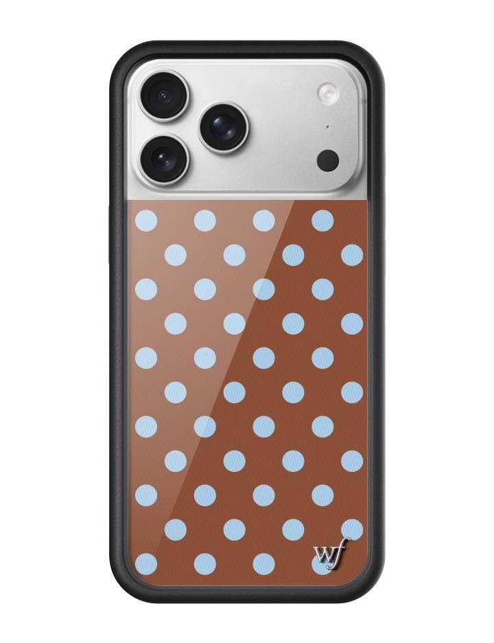 Image of Wildflower Cases - iPhone 17 Pro Max Compatible - Brown and Blue