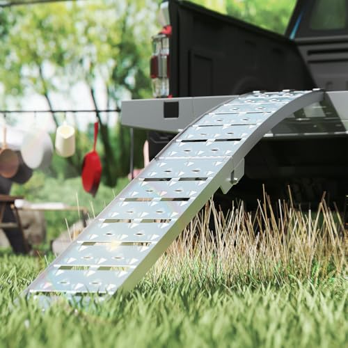 Set de rampas plegables de aluminio 7.5 ft con capacidad 1500 lbs miniatura 7