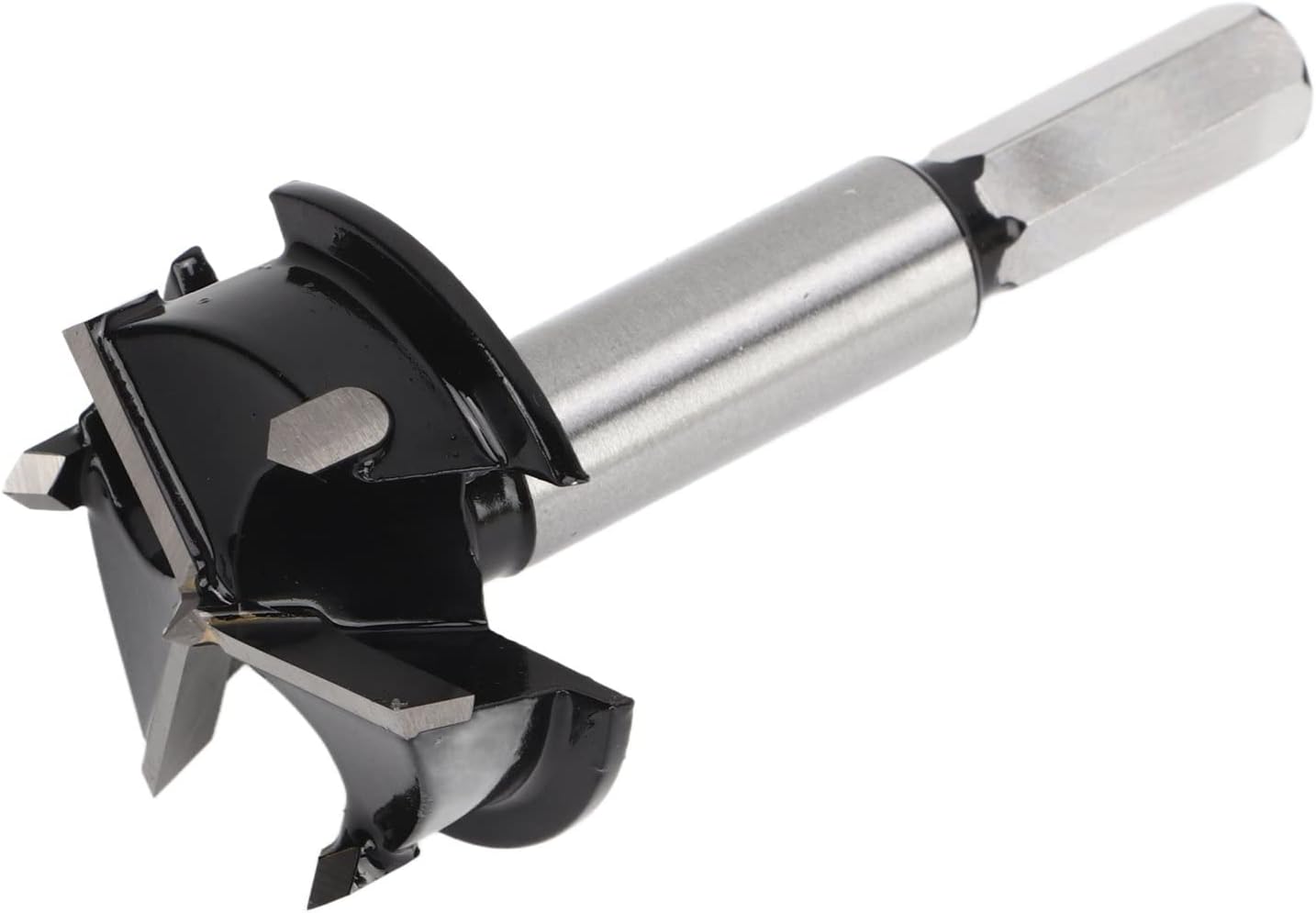 ZASCHMOY 35mm Forstner Drill Bit with 3 Blades, Alloy Steel, Practical Wood Drilling Bit for Hinge, Plastics
