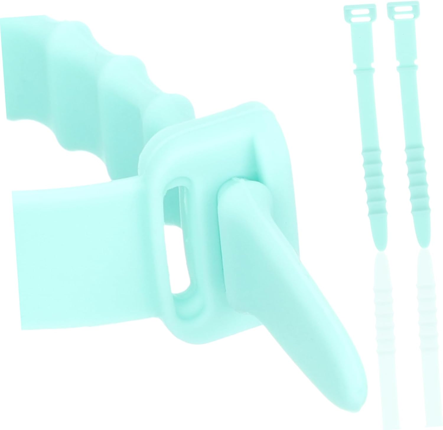 OSALADI 250pcs Silicone Cable Straps for Data Cables Wires Earphones for Desk Organization Tidy up Charging Cords Storage image 3