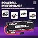 HOOVO 2S 7.4V 5200mAh 80C Lipo Battery Hard Case with Tr Plug Connector for RC Car Vehicle Truck Buggy Losi Tr Slash Buggy Team Associated