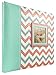MCS Expandable 10-Page Glitter Chevron Scrapbook Album with Photo Opening Cover and 12 x 12 Inch Pages, 13.5 x 12.5 Inch, Pastel