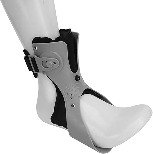 Miniatura 9 de Tobilleras ajustables para esguinces de tobillo, estabilizador de férula de tobillo con bolsa de aire inflable, soporte de ortesis de pie y tobillo