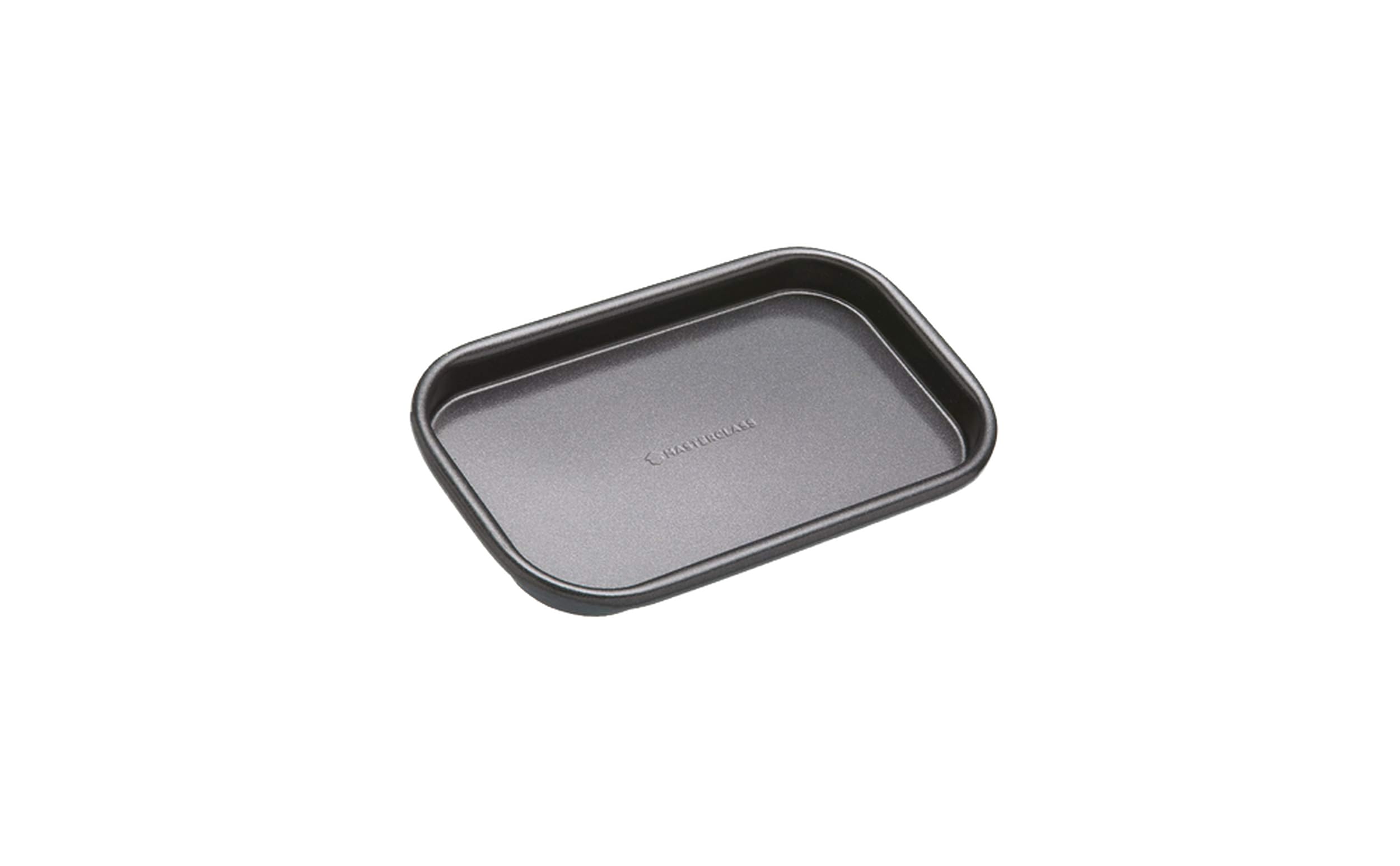 Masterclass Grey Single Portion Baking Tray With Ptfe, Pfoa And Bpa Free Non Stick, Robust 1Mm Thick Carbon Steel, 16.5 X 10 Cm,