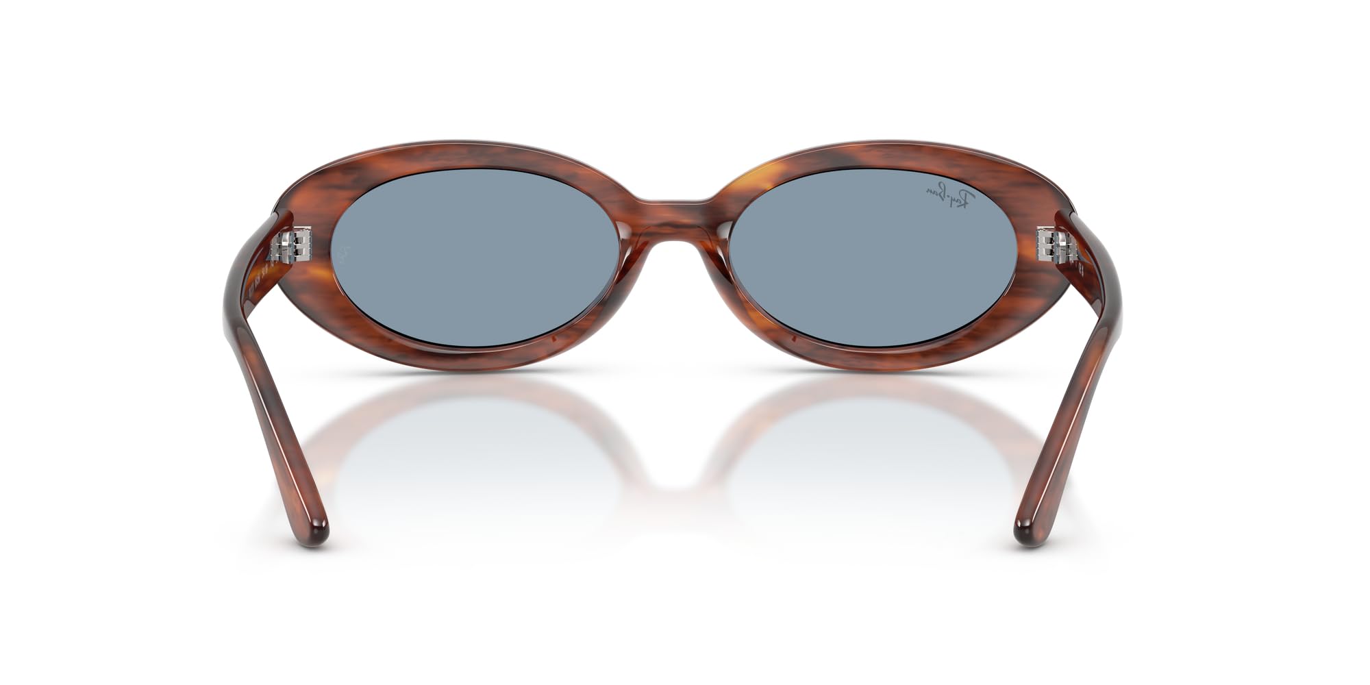 RAY-BAN Occhiali da sole ovali da donna con lenti blu protette UV - 0RB2223954/5654