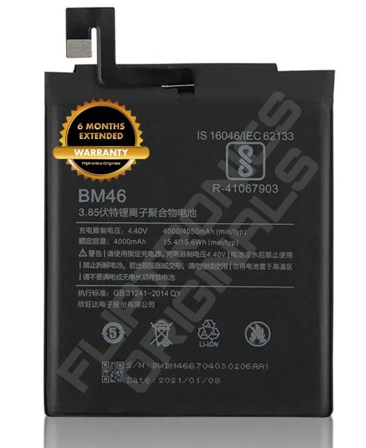 Image of BM46 Battery for Redmi Note 3 /3 Pro 2015116, 2015161 Battery with 6 Month Warranty****(U16)