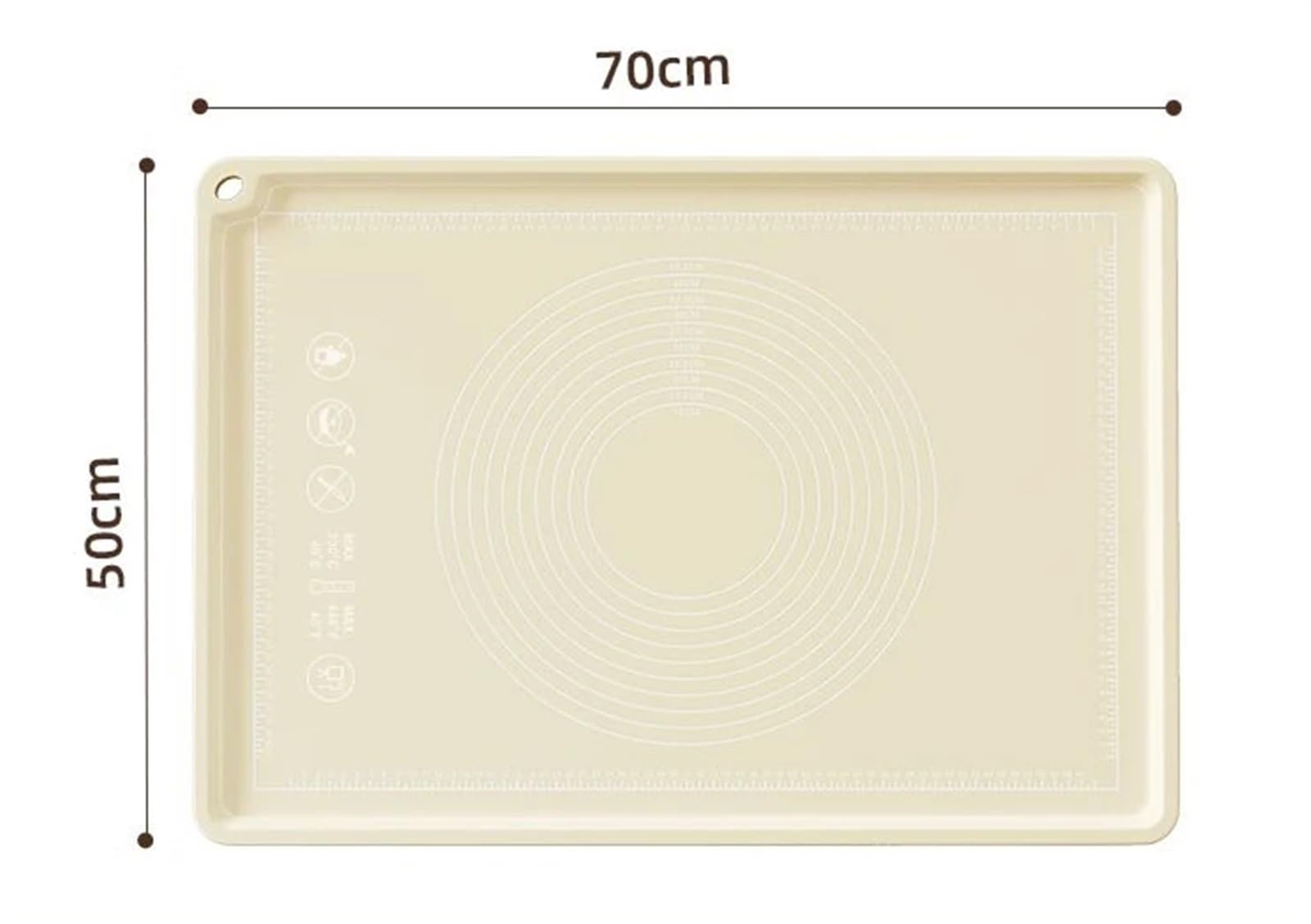 Tappetino for impasto addensante, tappetino da forno in silicone, for pizza, torte, impastatrice, cucina, grill, gadget, teglie Per Prodotti Da Forno E Dolci
