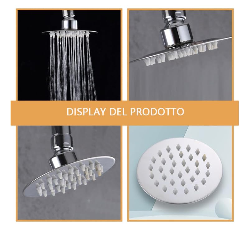 Ugelli Silicone Per Soffione Doccia - 60 Pezzi Sostitutivi, Facili Da Installare, Anti-Calcare - Foto 11