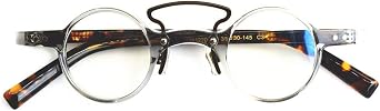Vintage Fashion Small Round Designer Eyeglass Frames Acetate Full Rim Hand Made Glasses