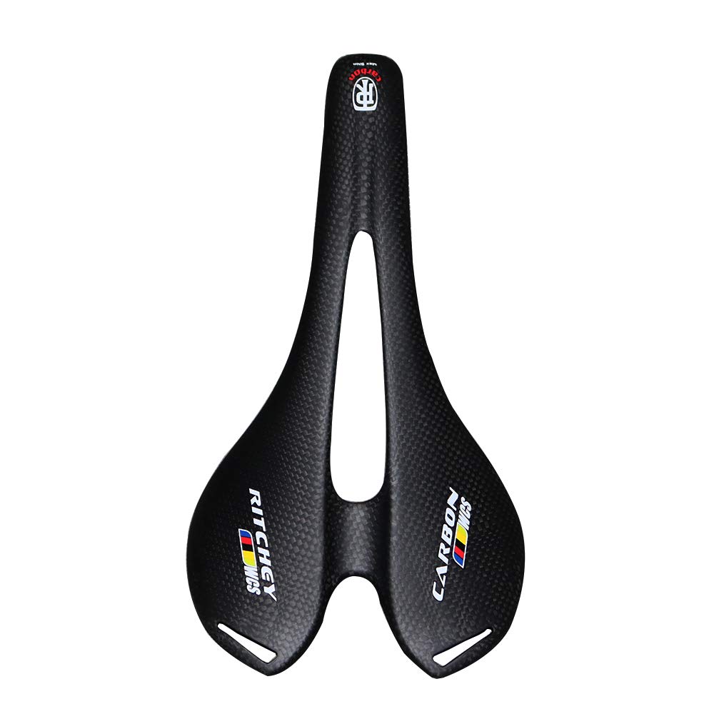 SillíN MTB 3K Fiber Saddle Road MTB Bike Carbon Sillle Asiento Cojín de Bicicleta Piezas Cycling Mate/Brillante