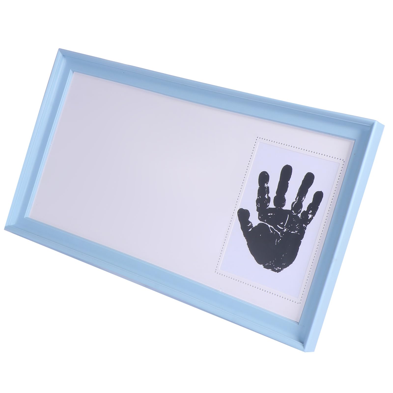 Cadre photo de mois pour bébé bleu parfait pour décorer la chambre d'enfant