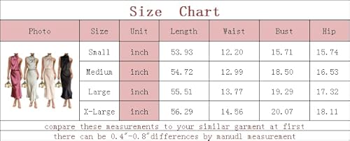 Mintsnow Women's Sleeveless Cutout Halter Neck Satin Formal Dress Smocked Pleated Asymmetric Party Cocktail Maxi Dress Apricot #TOP5