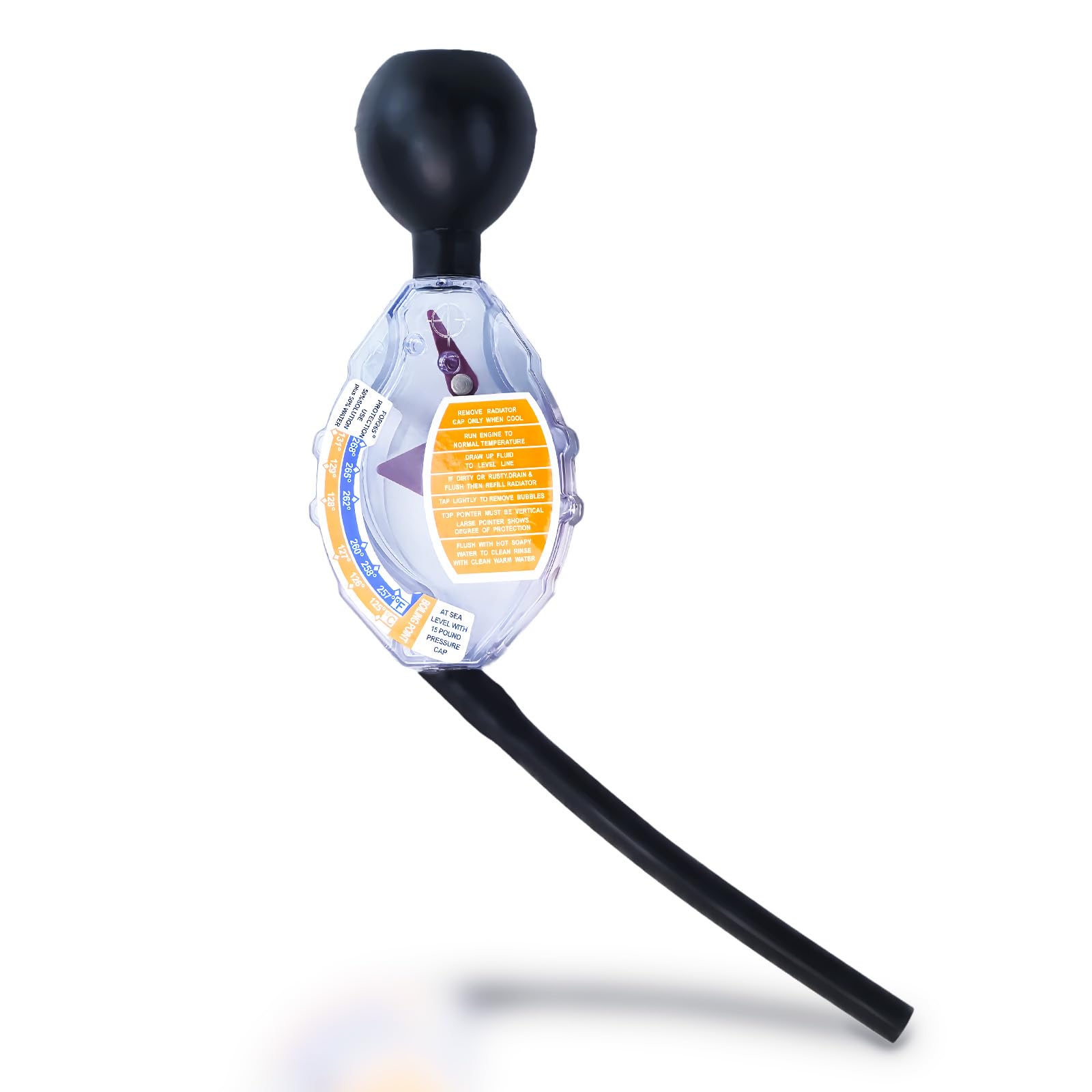 Coolant Tester,Automotive Antifreeze Tester,High Accuracy Dial Type,Densitometer for Ethylene Glycol Coolant