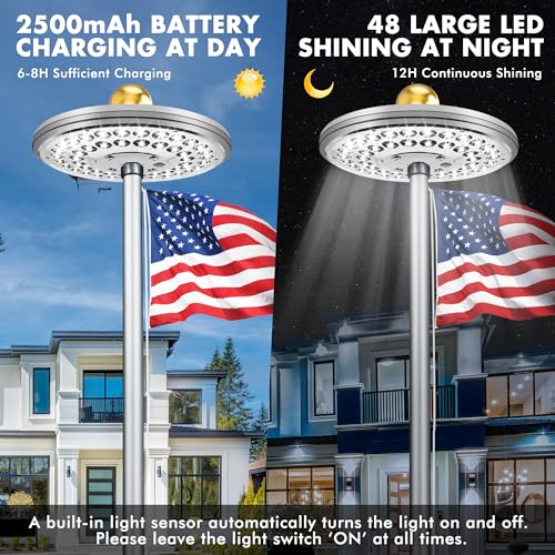 Aurolit Flagpole Light Solar Powered thumb #4