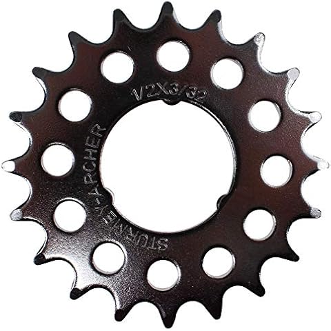 SunRace Steckkranz 22Z. 1/2x3/32Zoll flach Fahrrad Cover