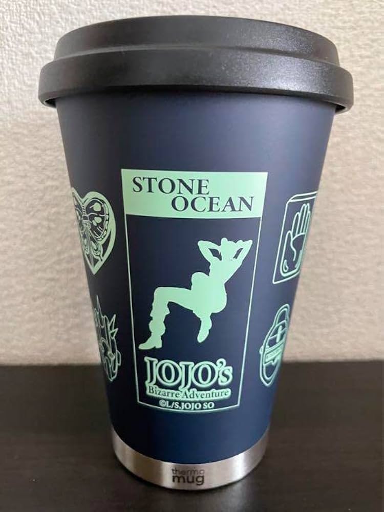 ジョジョアニメ展 モバイルタンブラー ストーンオーシャン 新品】ジョジョの奇妙な冒険 アニメ10周年記念展 モバイル