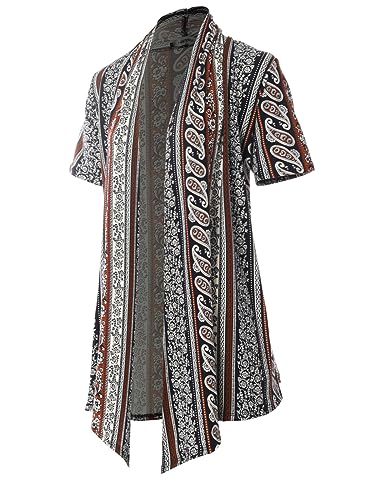 Image of MixMatchy Women's Lightweight Short Sleeve Draped Open Front Cardigan Vest